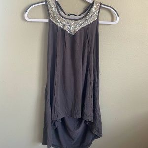 Size Medium, Color Grey, Open back